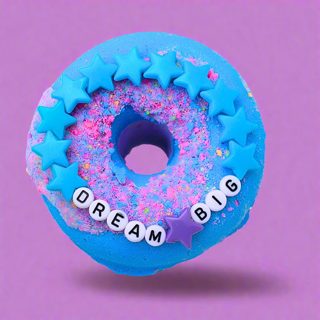 DONUT + BRACELET BATH BOMB - BLUE