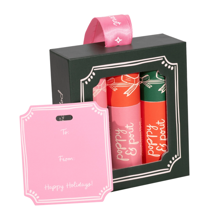 POPPY & POUT HOLIDAY LIP BALM TRIO