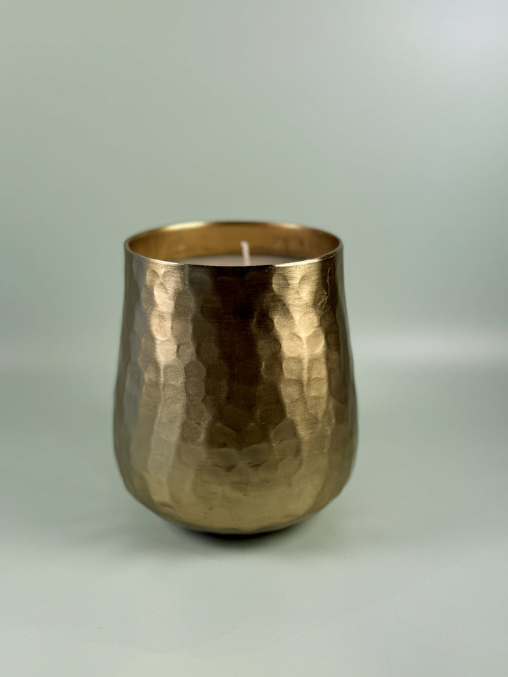 GOLD HAMMERED CANDLE