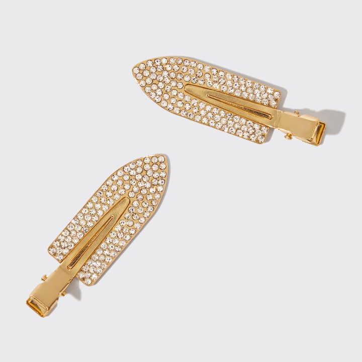 HOLIDAY CREASELESS CLIPS- 2PC SET