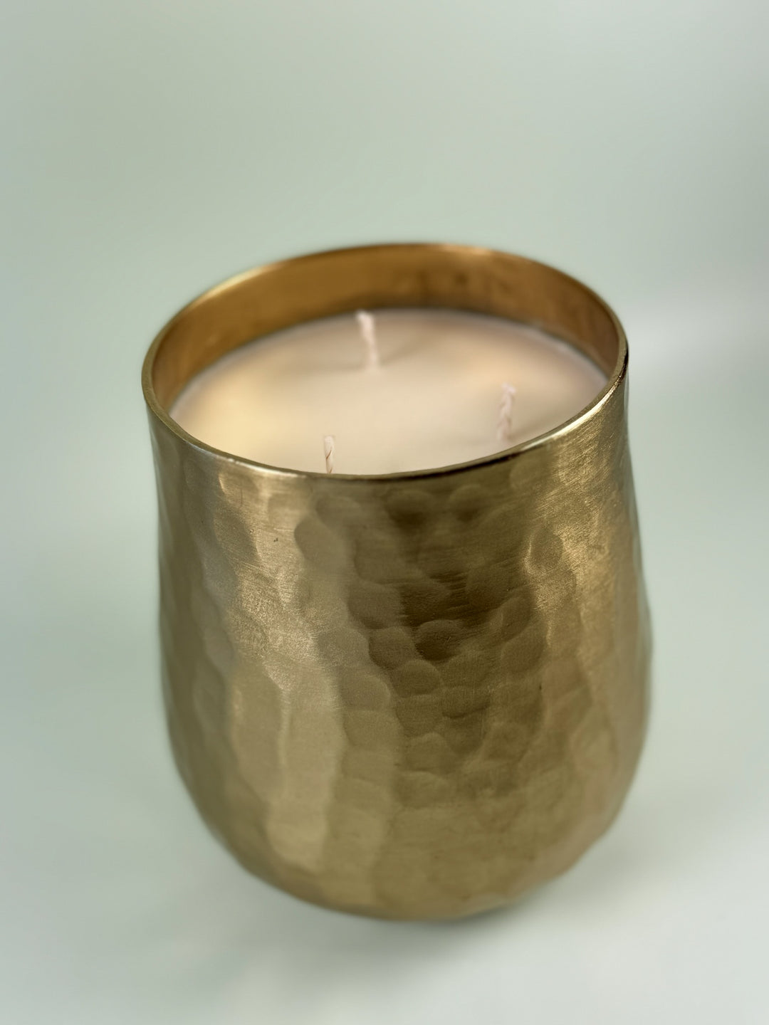 GOLD HAMMERED CANDLE