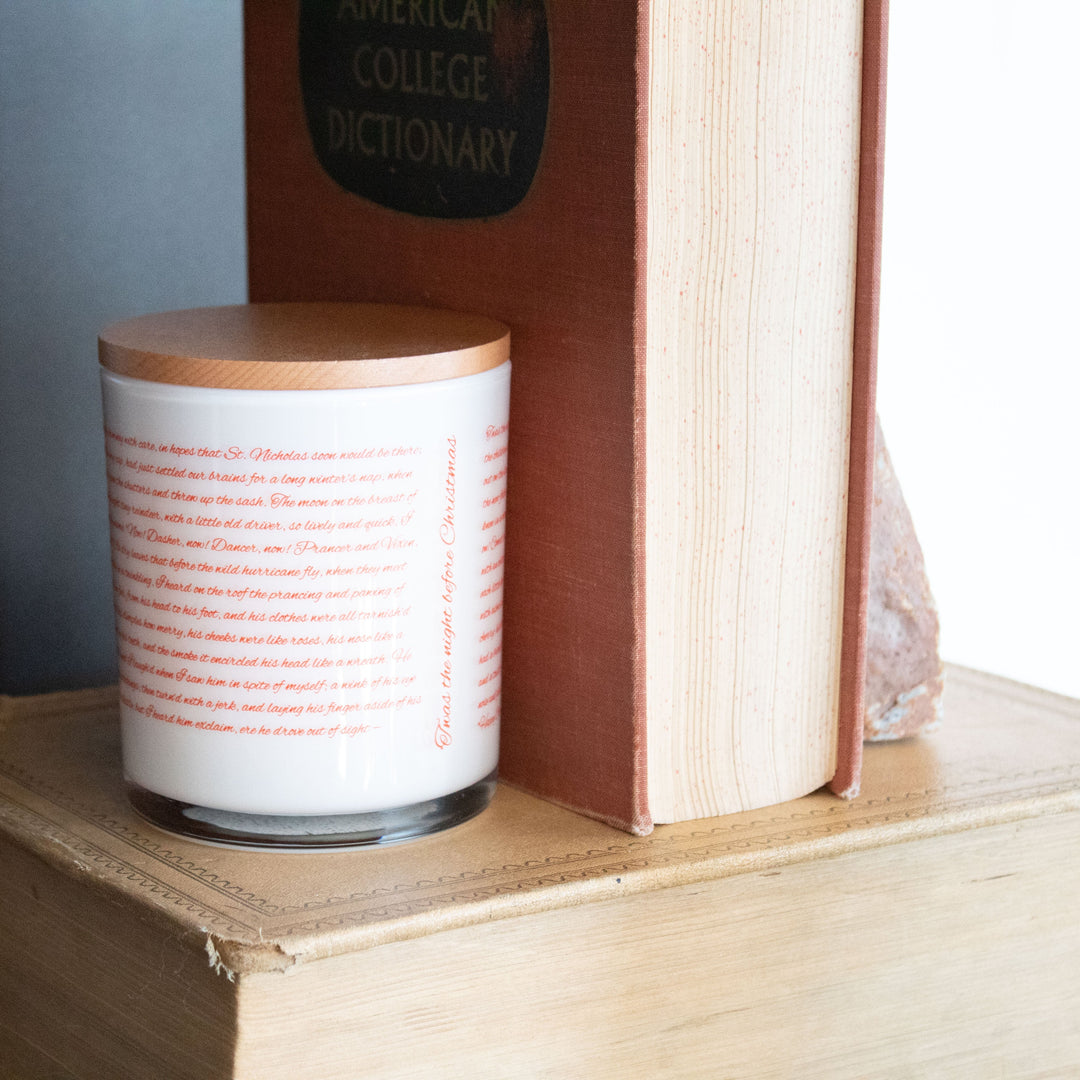 'TWAS THE NIGHT BEFORE CHRISTMAS WRAP CANDLE