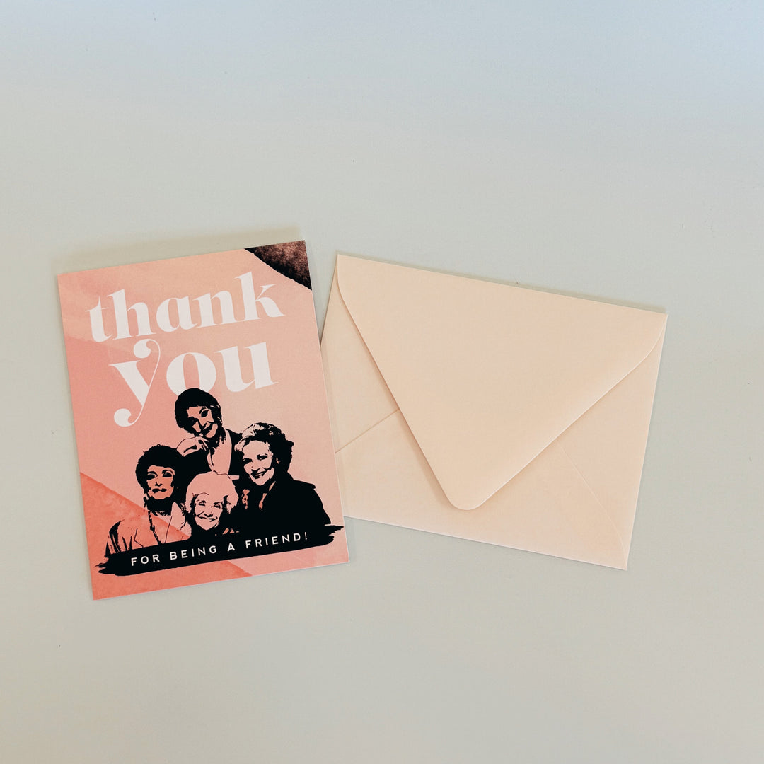 THANK YOU FRIENDSHIP GREETING CARD