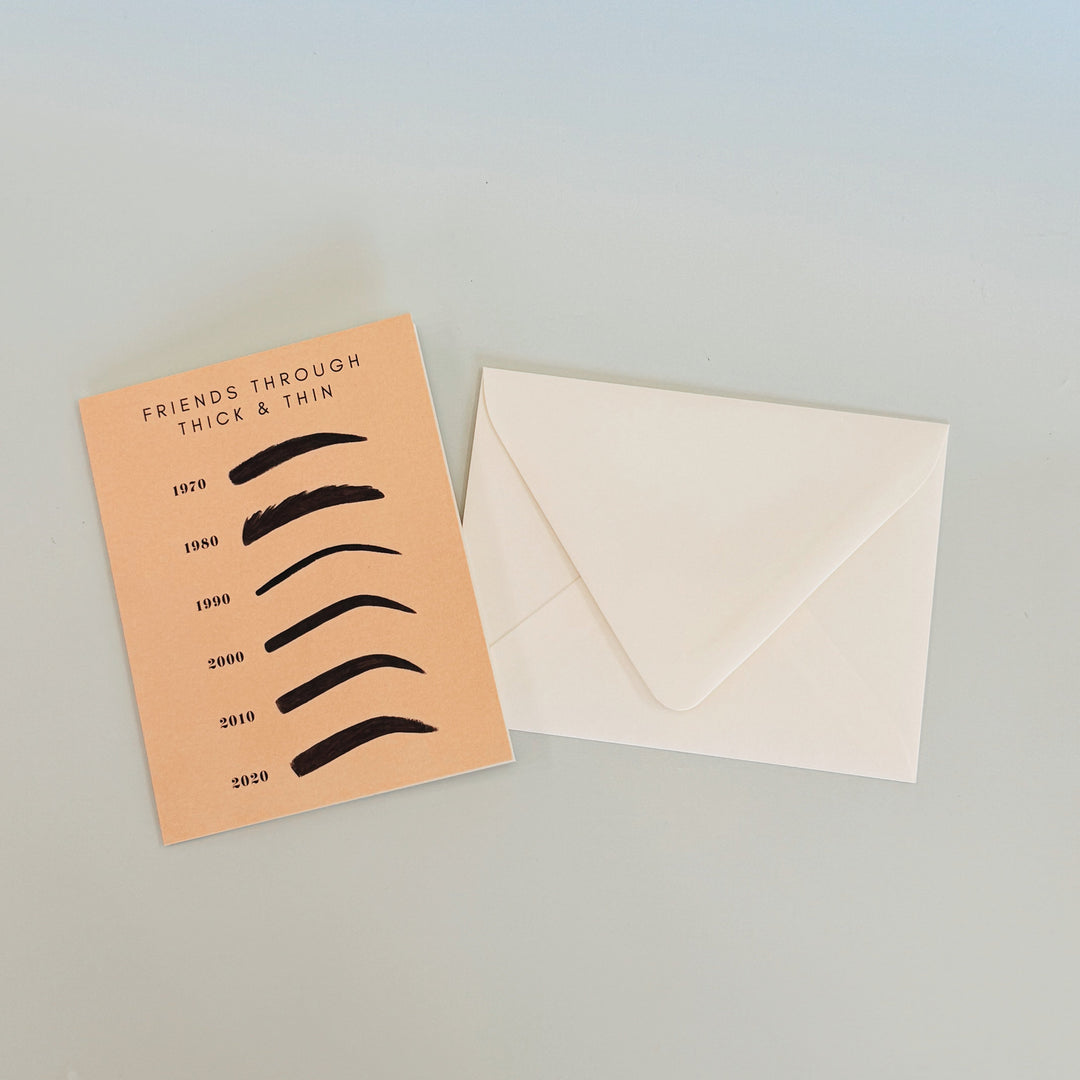 THICK & THIN GREETING CARD