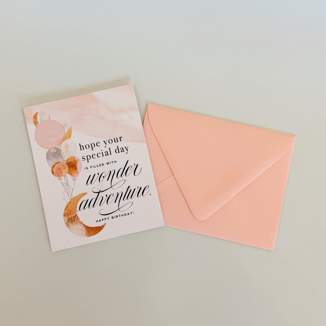 WONDER & ADVENTURE-BIRTHDAY GREETING CARD
