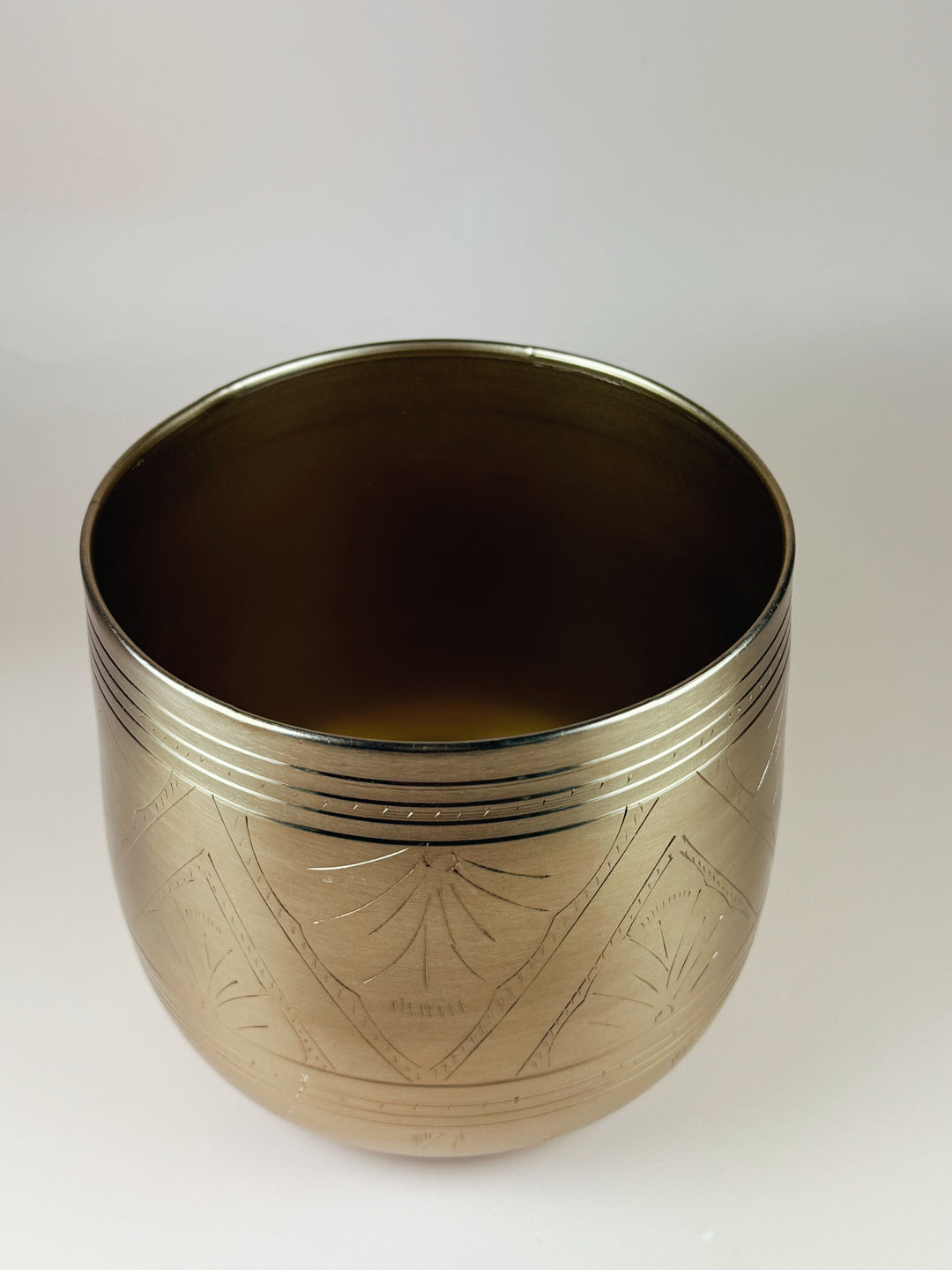 GOLD ETCHED POT