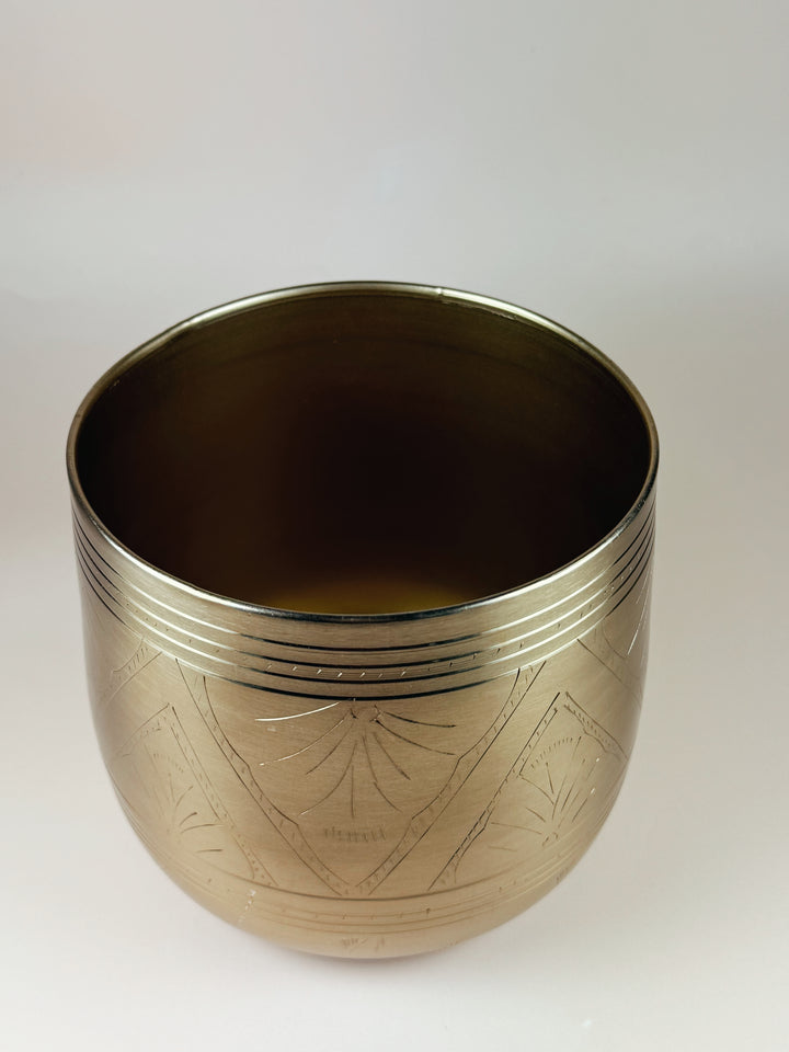 GOLD ETCHED POT