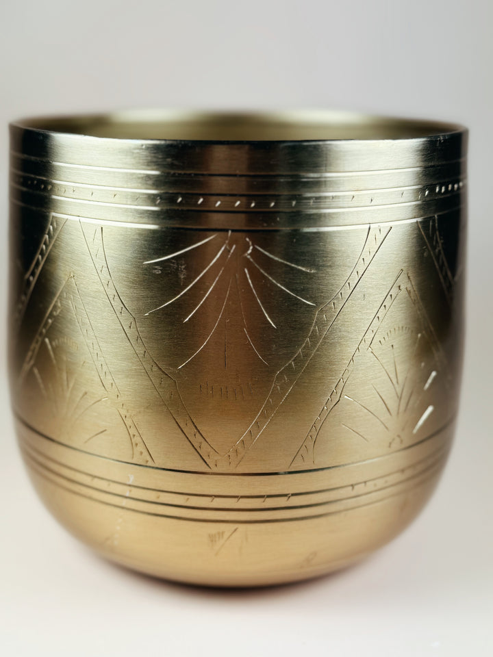 GOLD ETCHED POT