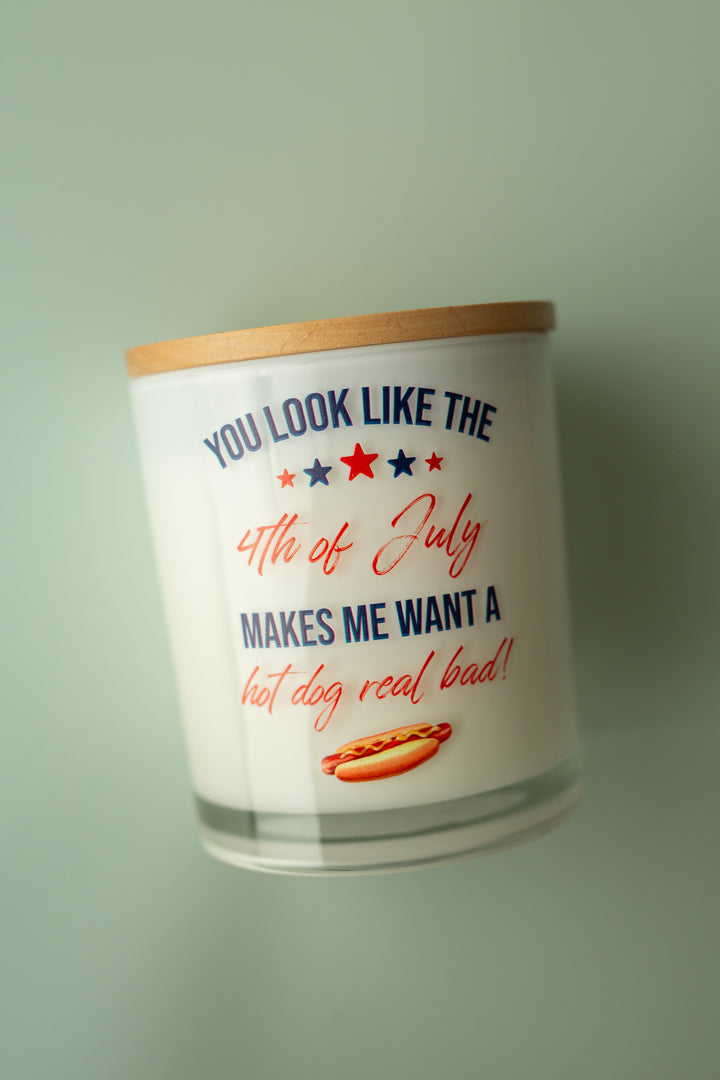 CITRONELLA YOU LOOK LIKE THE 4TH OF JULY CANDLE