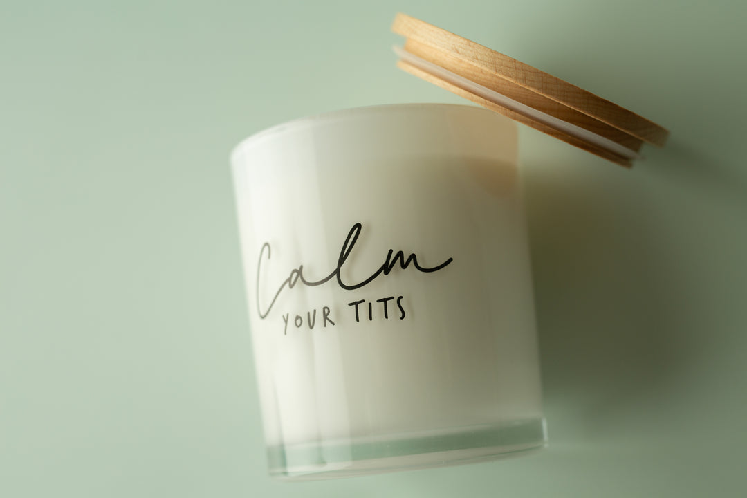 CALM PRINTED CANDLE