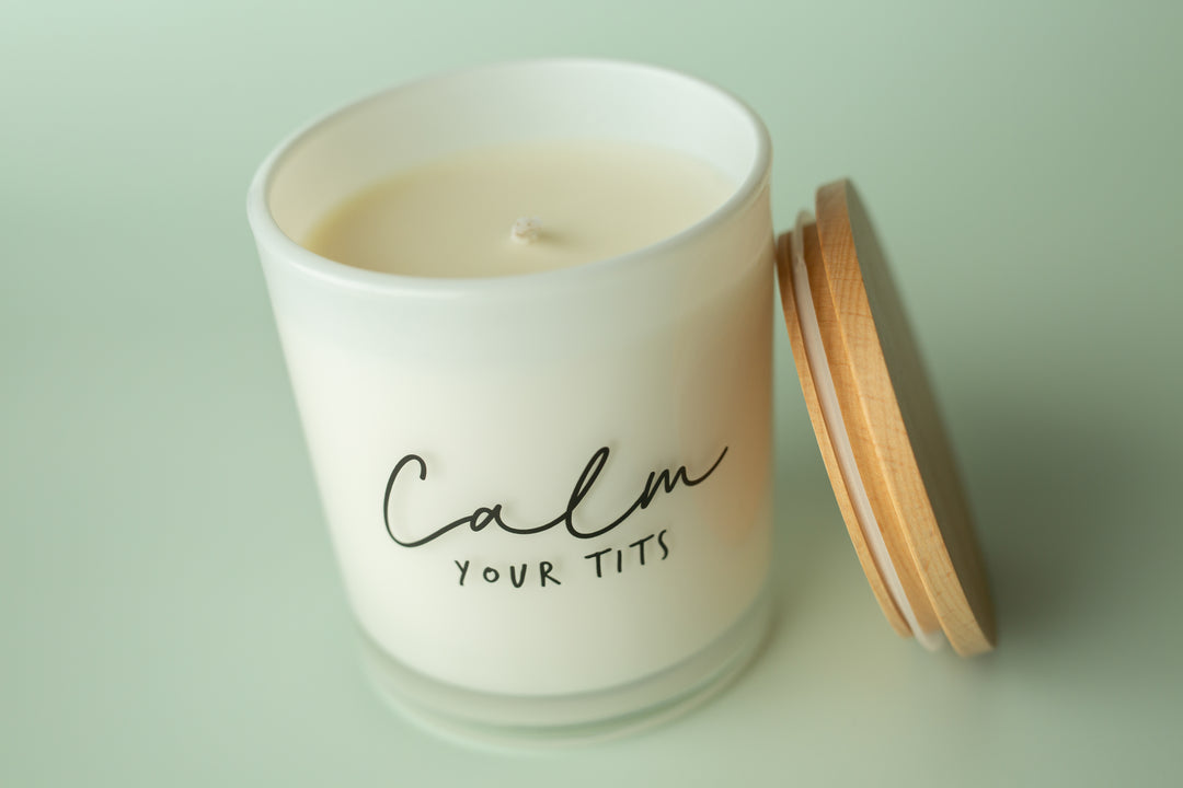 CALM PRINTED CANDLE