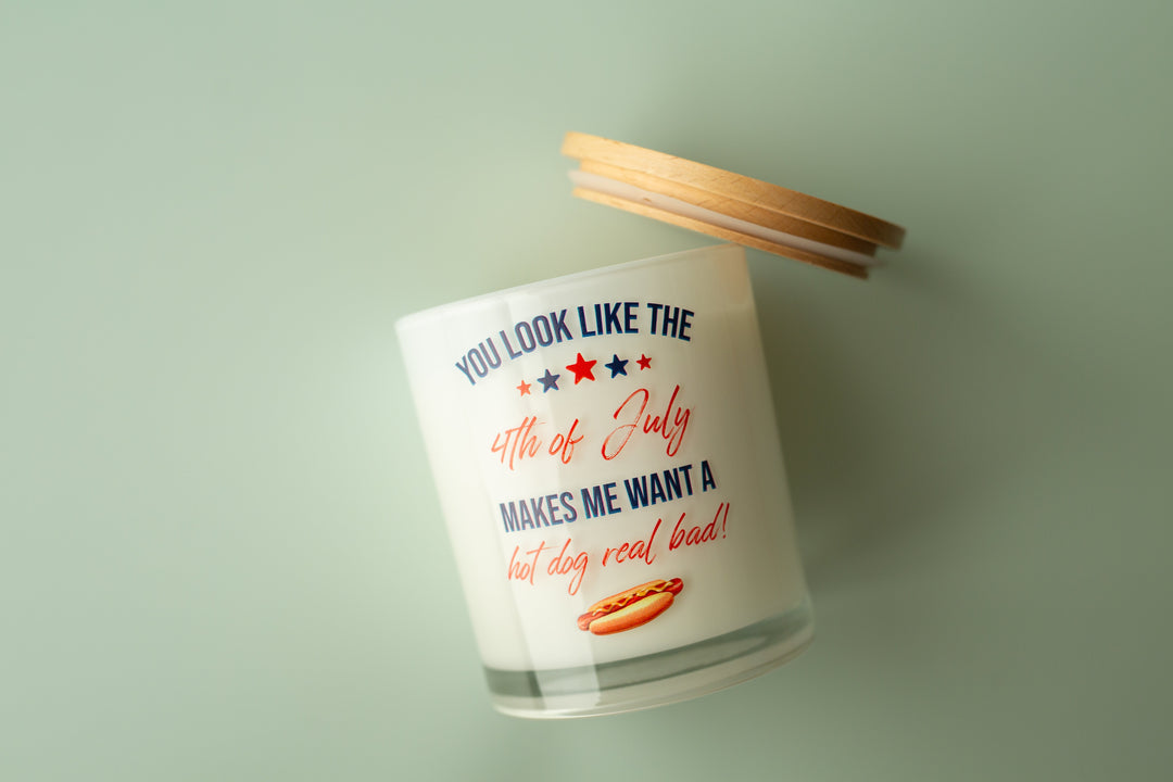 CITRONELLA YOU LOOK LIKE THE 4TH OF JULY CANDLE