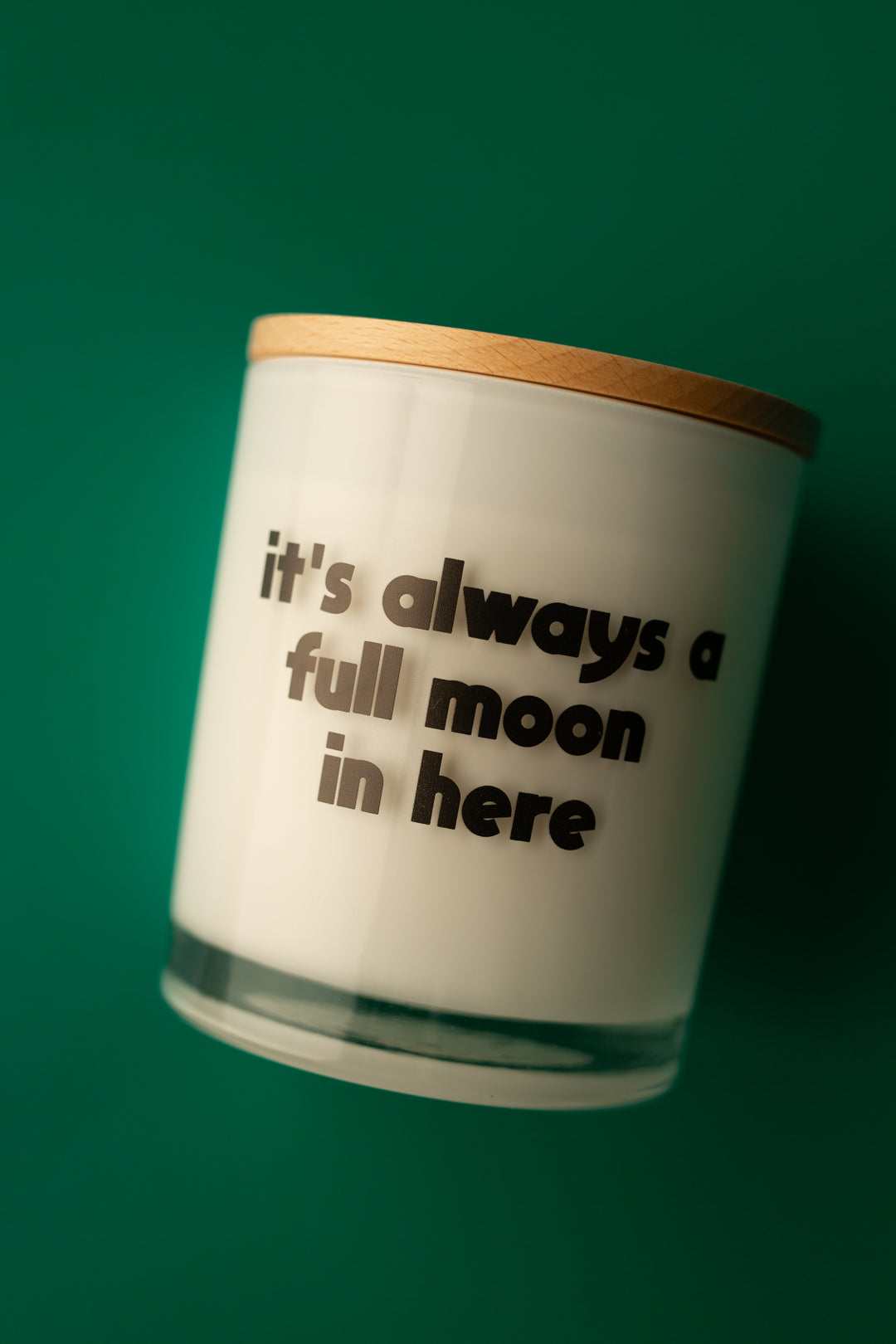 FULL MOON PRINTED CANDLE