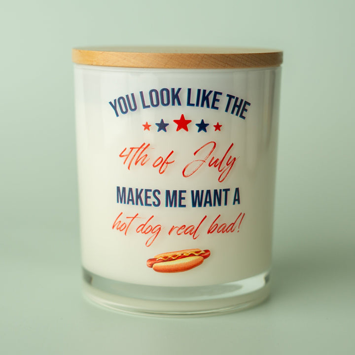 CITRONELLA YOU LOOK LIKE THE 4TH OF JULY CANDLE