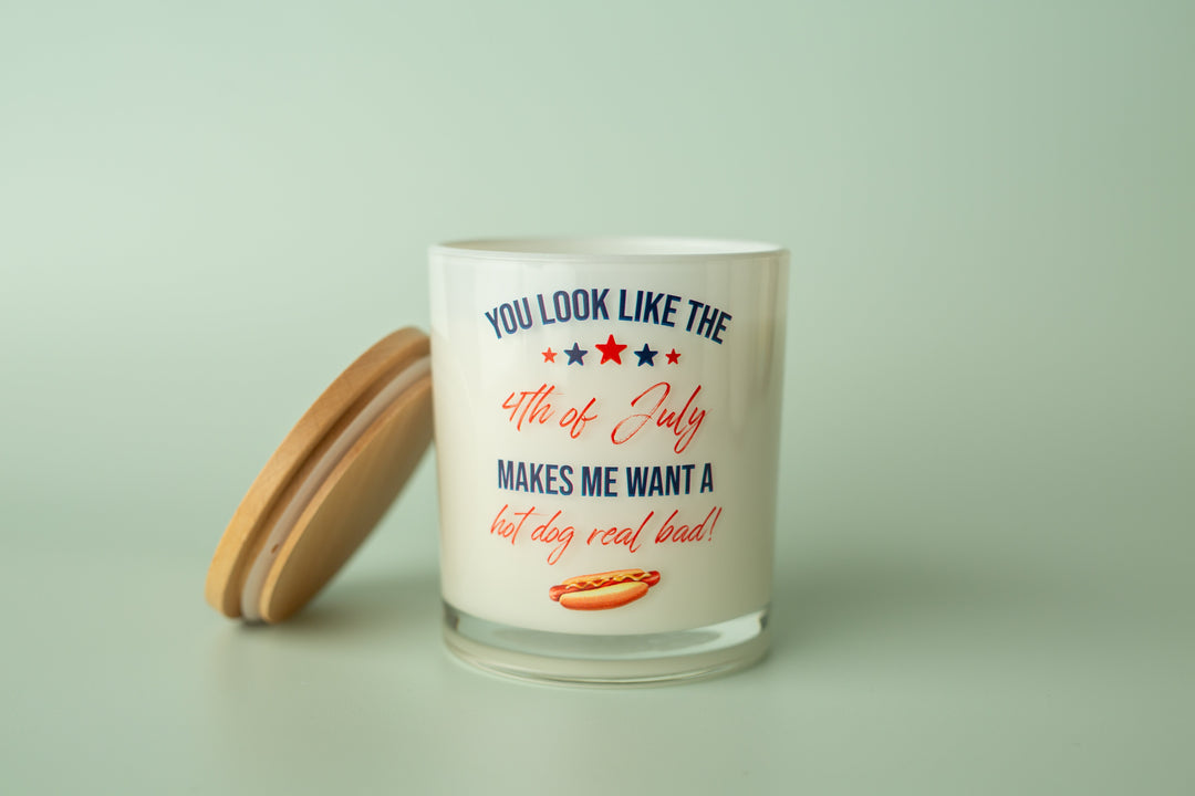 CITRONELLA YOU LOOK LIKE THE 4TH OF JULY CANDLE