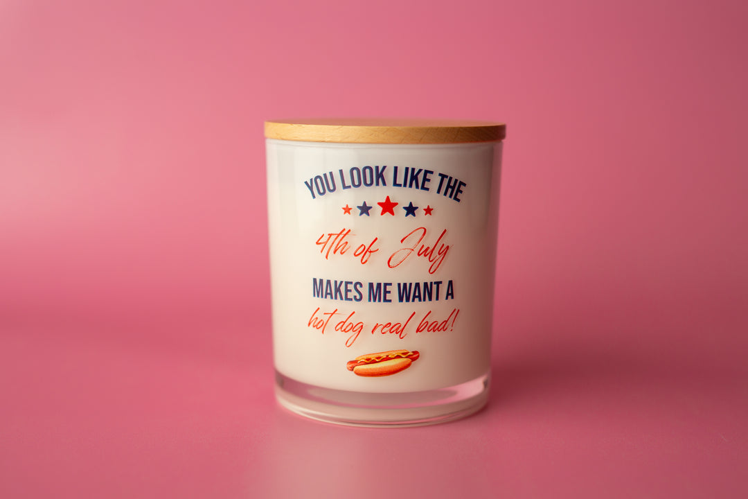 CITRONELLA YOU LOOK LIKE THE 4TH OF JULY CANDLE