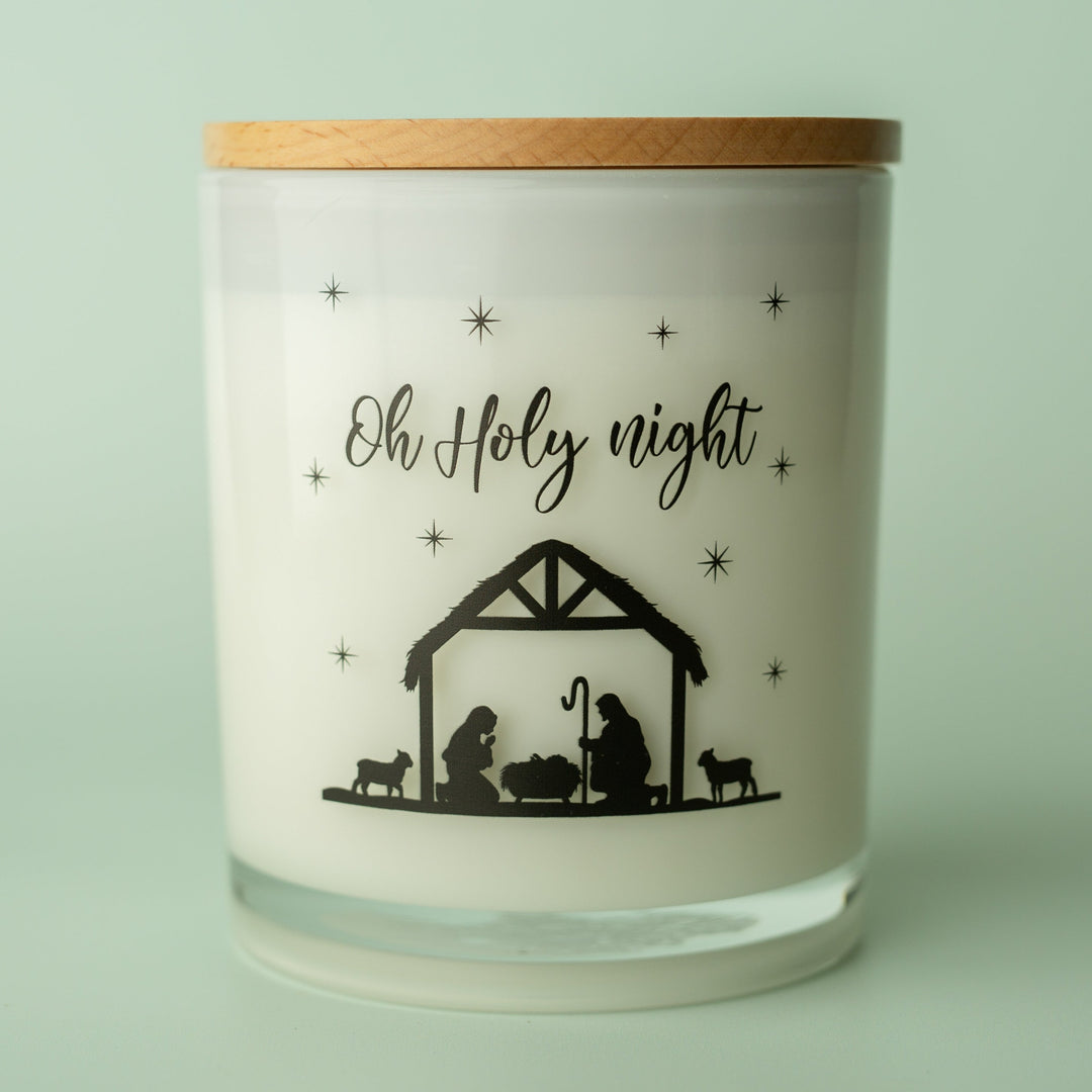 HOLY NIGHT PRINTED CANDLE