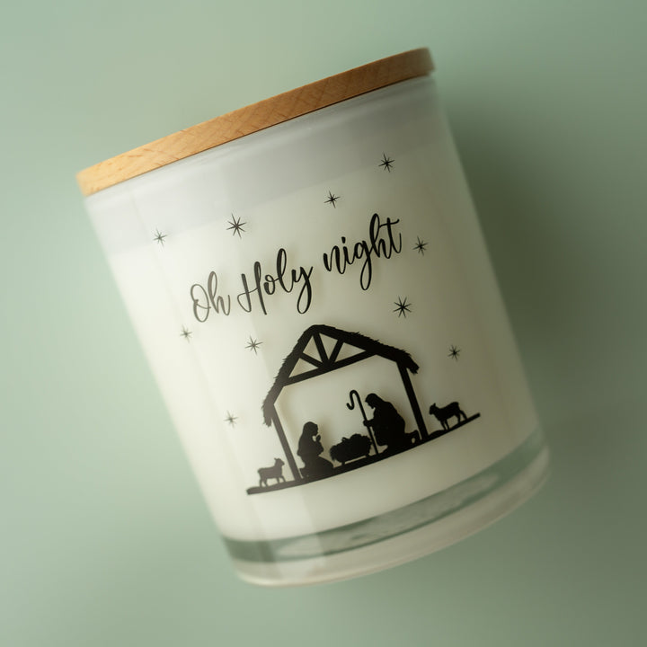 HOLY NIGHT PRINTED CANDLE