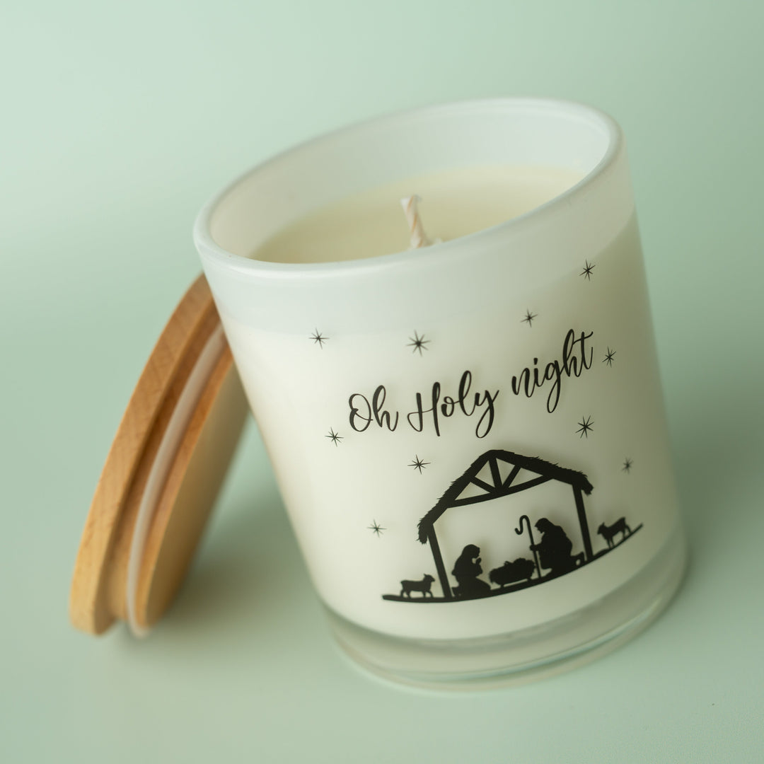 HOLY NIGHT PRINTED CANDLE