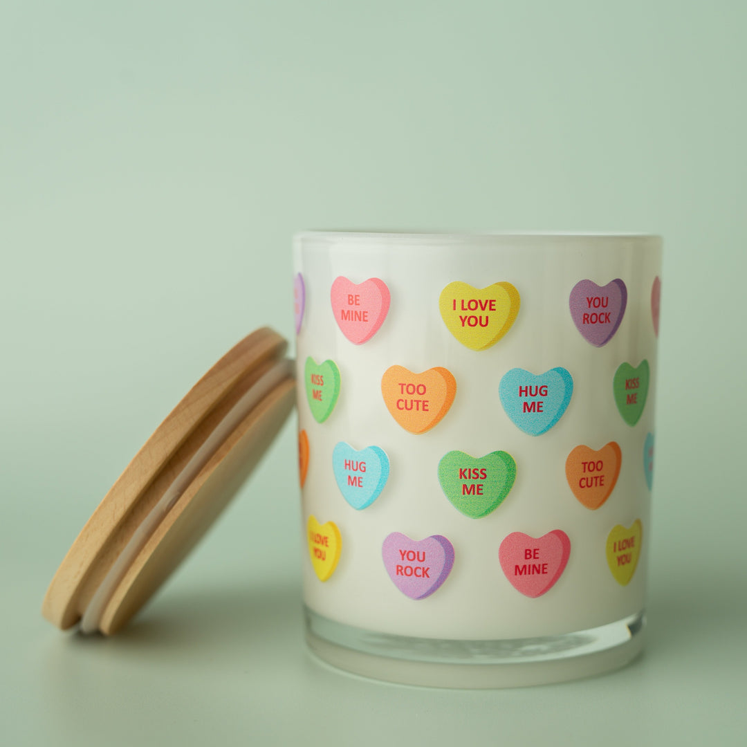 CANDY HEARTS CANDLE