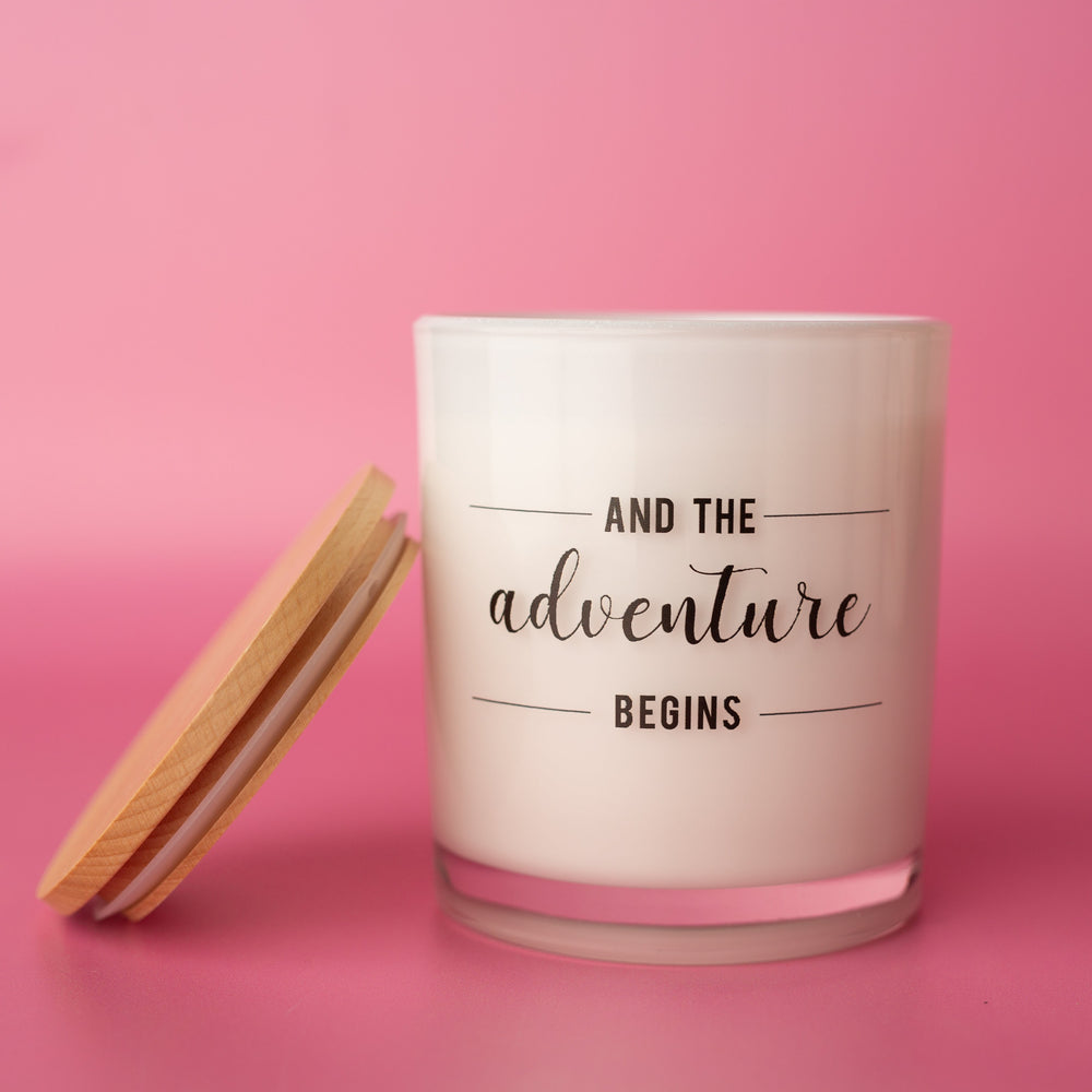 ADVENTURE BEGINS CANDLE
