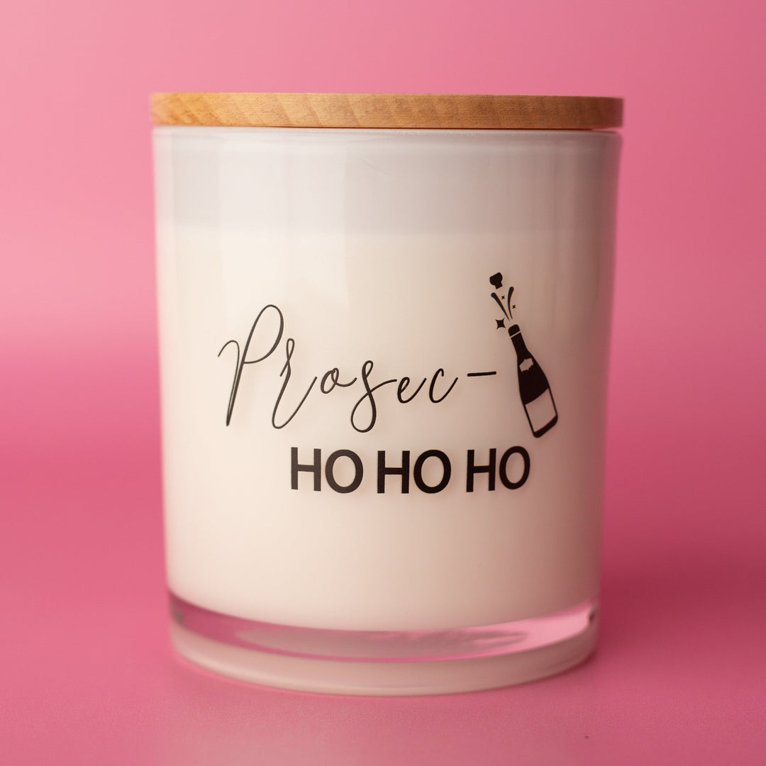 PROSEC HO HO HO PRINTED CANDLE