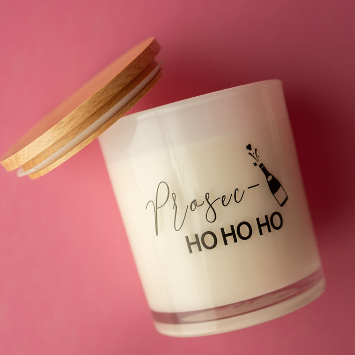 PROSEC HO HO HO PRINTED CANDLE