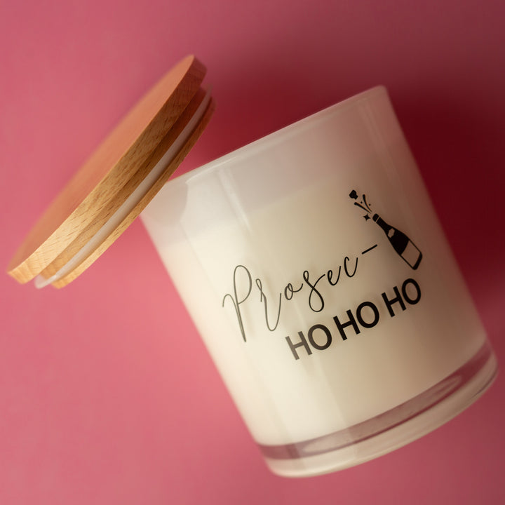 PROSEC HO HO HO PRINTED CANDLE