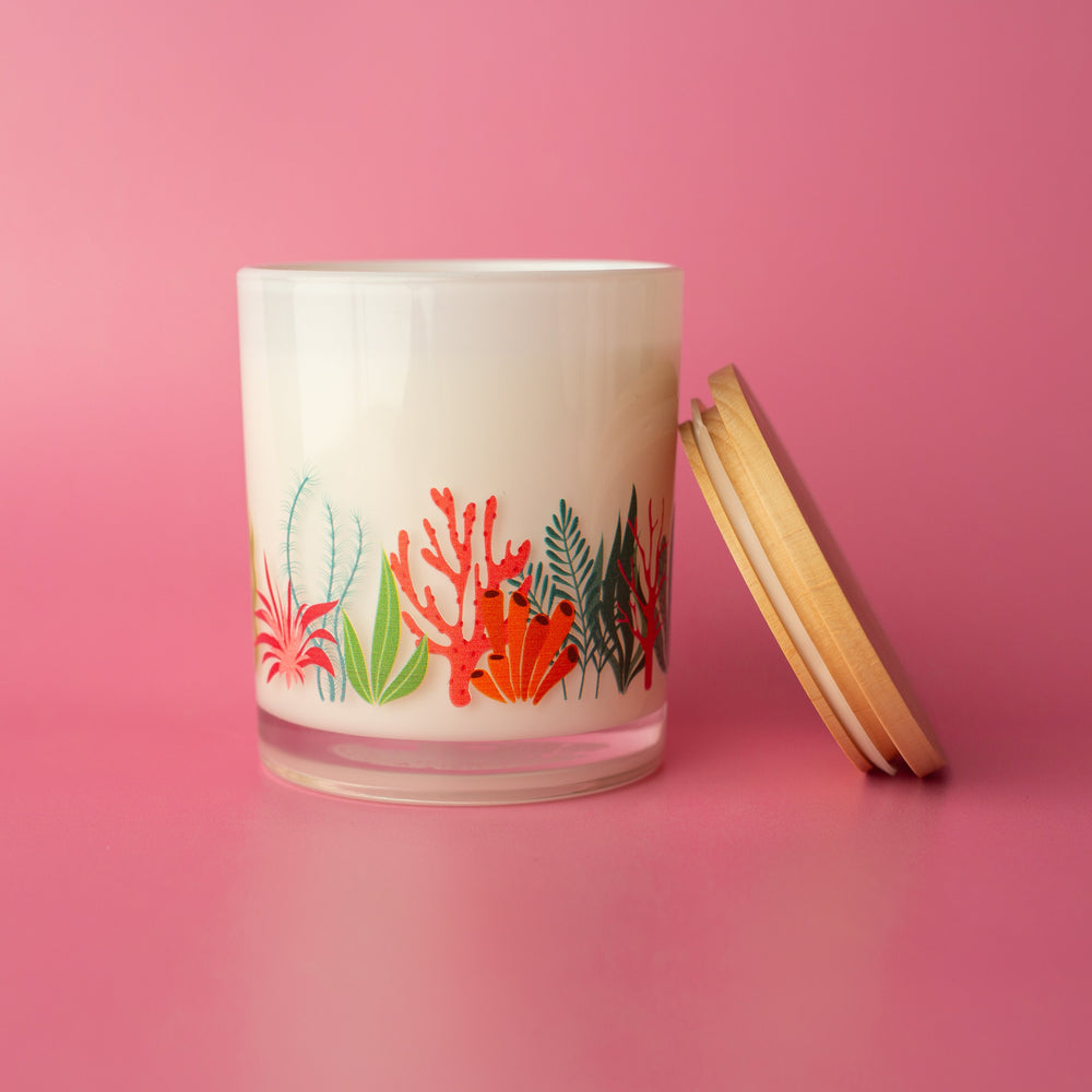 CORAL WRAP CANDLE