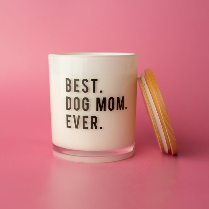 BEST DOG MOM EVER CANDLE