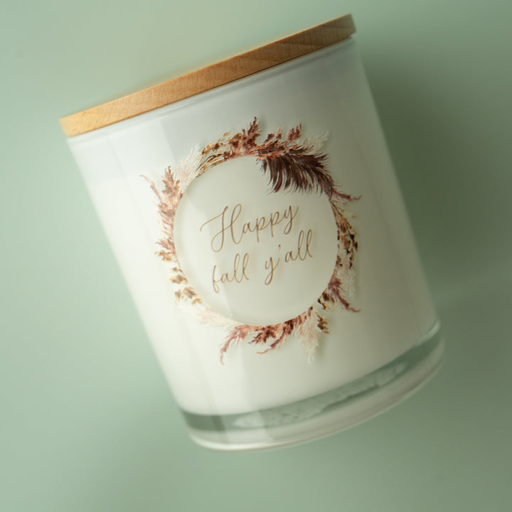 HAPPY FALL Y'ALL CANDLE