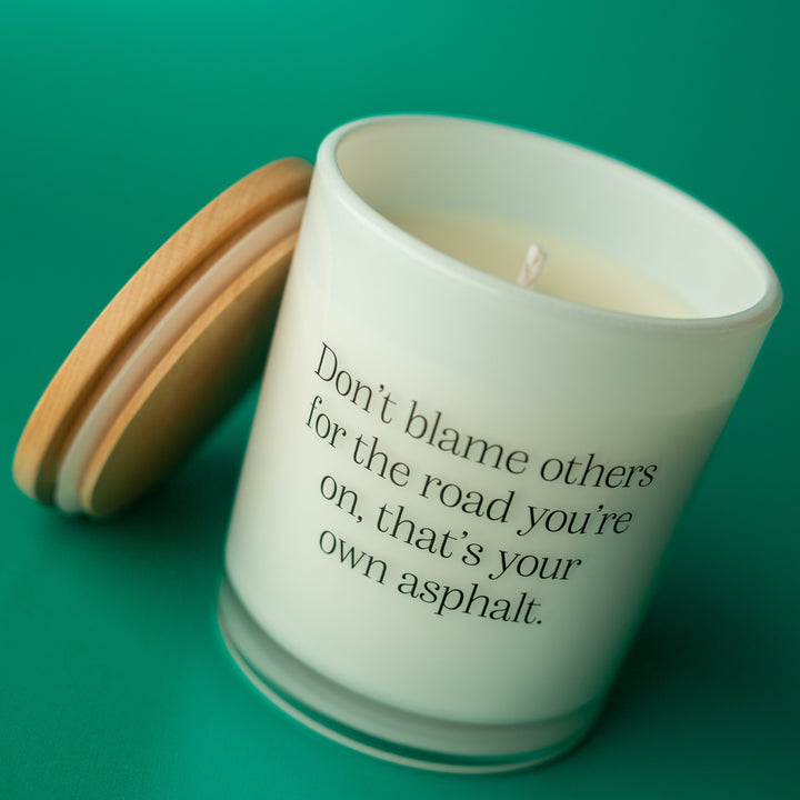OWN ASPHALT CANDLE