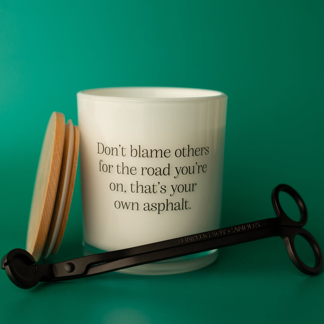 OWN ASPHALT CANDLE