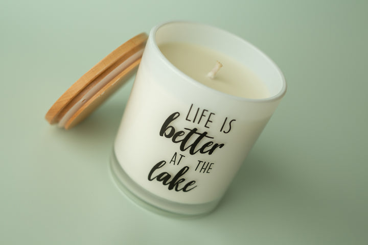 LIFE IS BETTER AT THE LAKE CANDLE