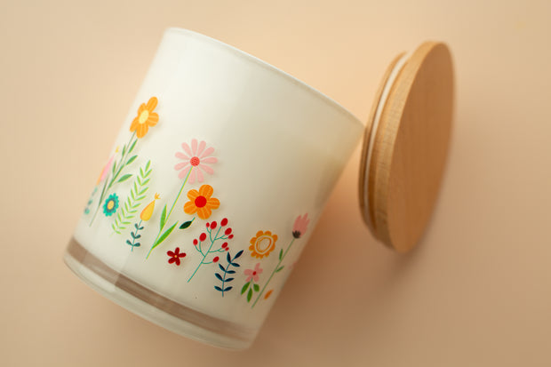 SPRING FLOWERS CANDLE