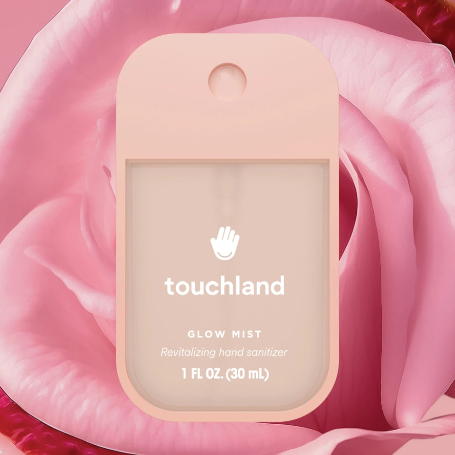 TOUCHLAND ROSEWATER GLOW MIST SANITIZER