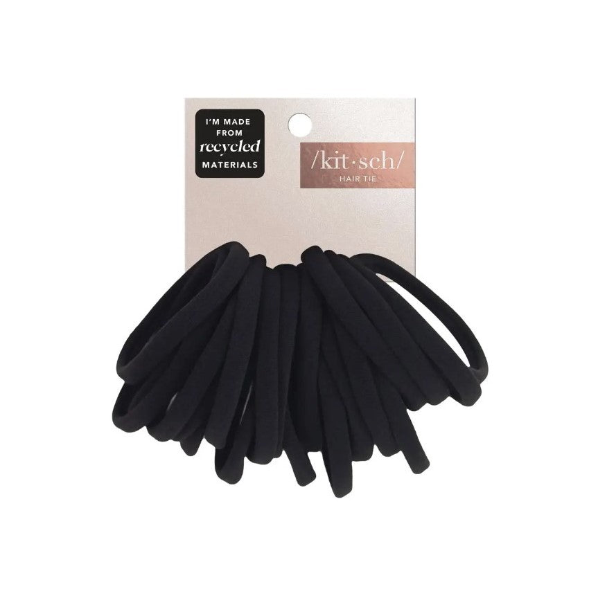 RECYCLED NYLON ELASTICS 20PC SET - BLACK