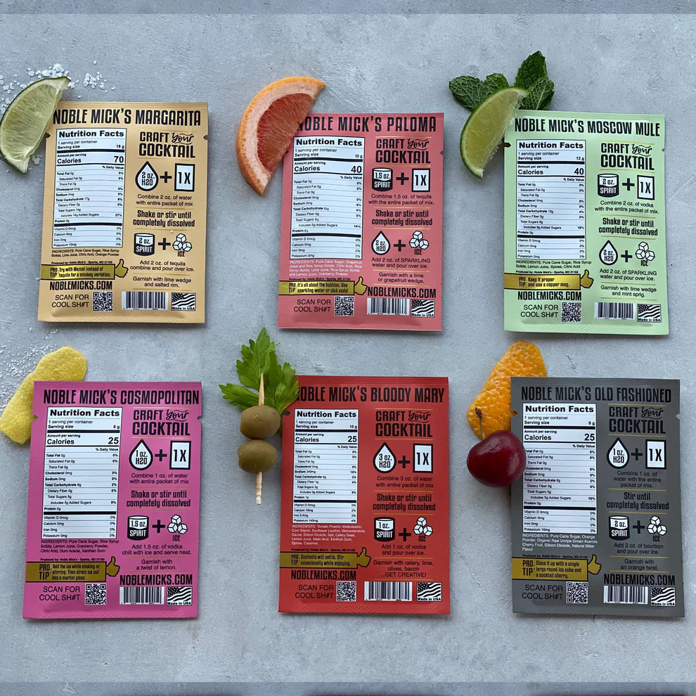 SINGLE SERVE CRAFT COCKTAILS