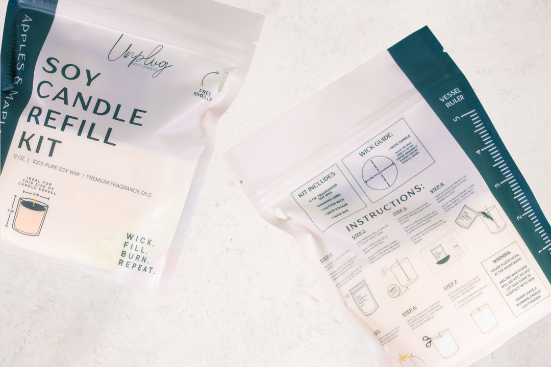 A New Way to Glow: Introducing Our Soy Candle Refill Kits