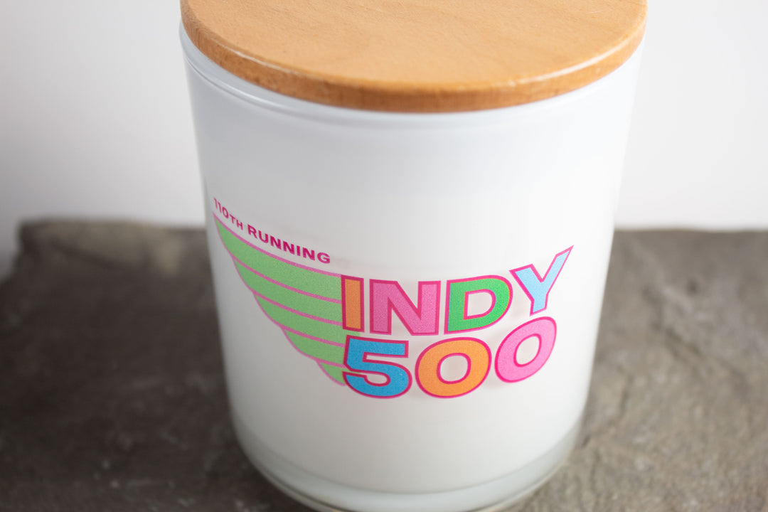 110TH RUNNING COLORFUL PRINTED CANDLE