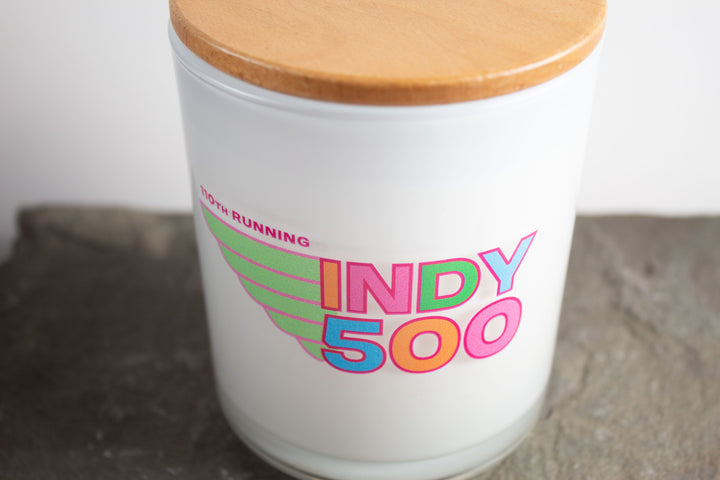 110TH RUNNING COLORFUL PRINTED CANDLE