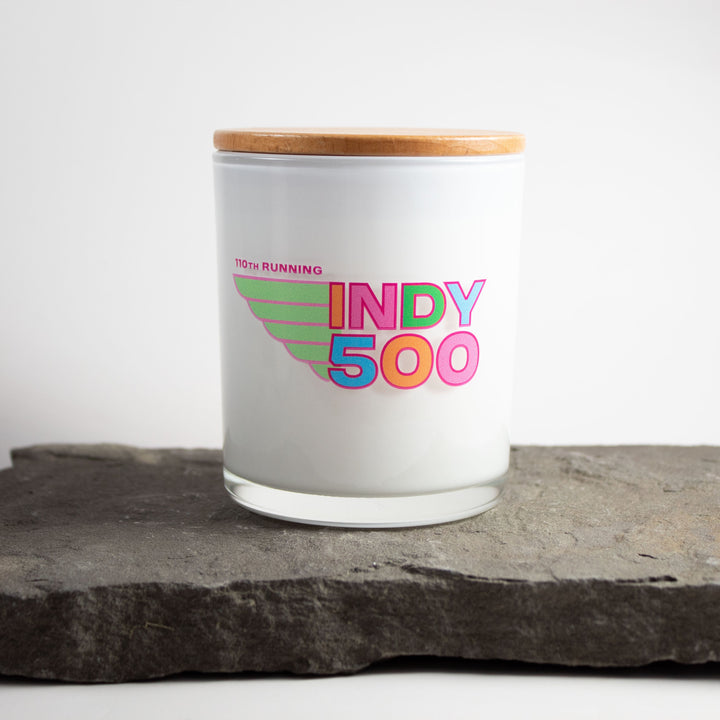 110TH RUNNING COLORFUL PRINTED CANDLE