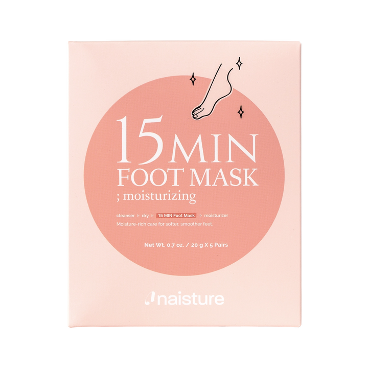 15 MIN FOOT MASK-5 PC