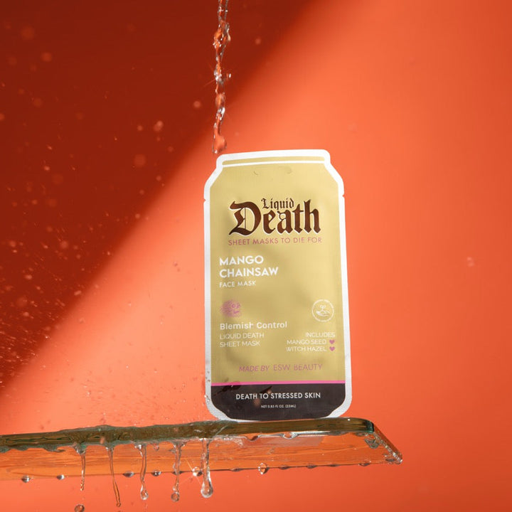 MANGO CHAINSAW LIQUID DEATH BLEMISH CONTROL FACE MASK