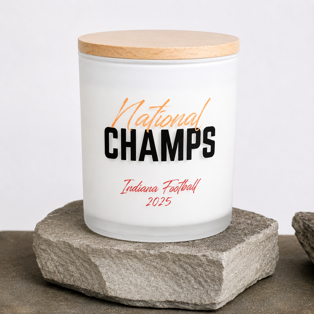 2025 NATIONAL CHAMPIONSHIP PRINTED CANDLE