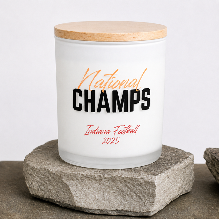 2025 NATIONAL CHAMPIONSHIP PRINTED CANDLE