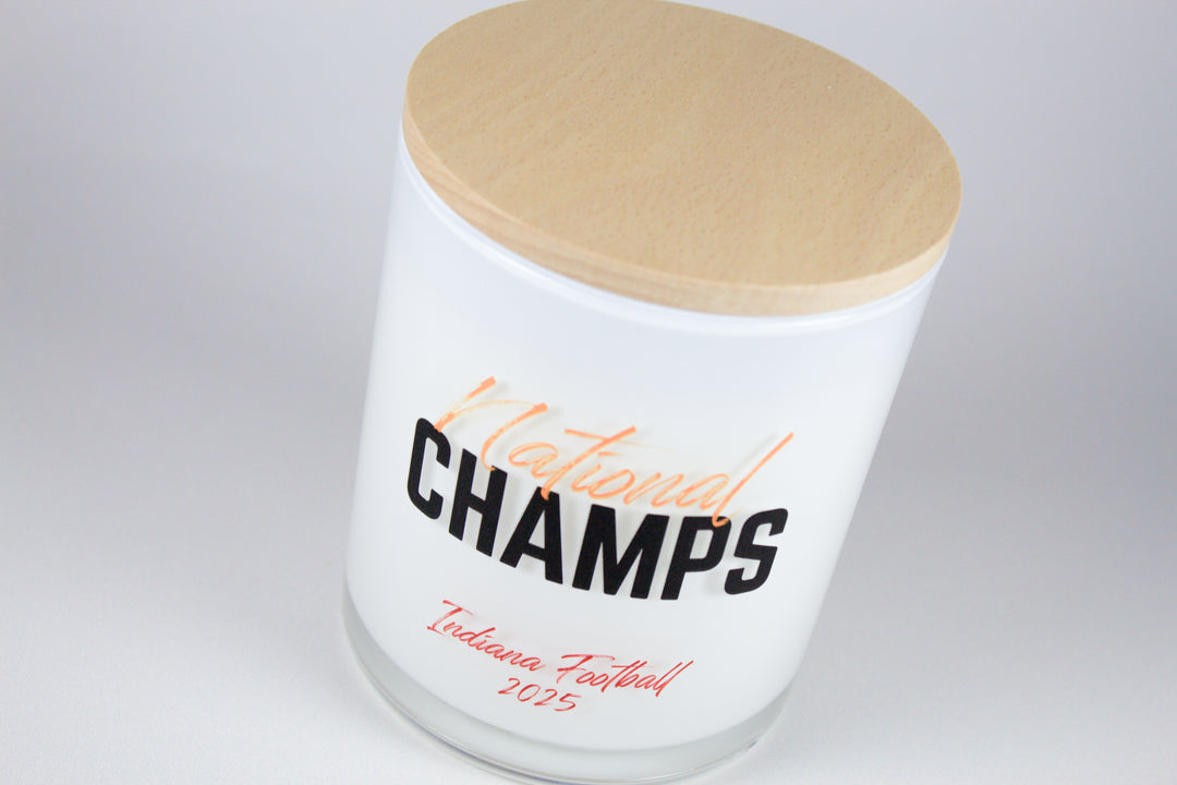 2025 NATIONAL CHAMPIONSHIP PRINTED CANDLE