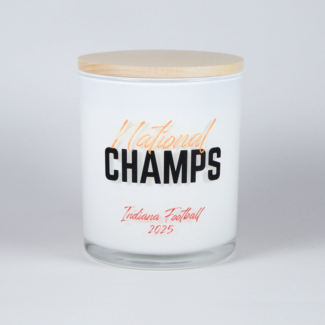 2025 NATIONAL CHAMPIONSHIP PRINTED CANDLE