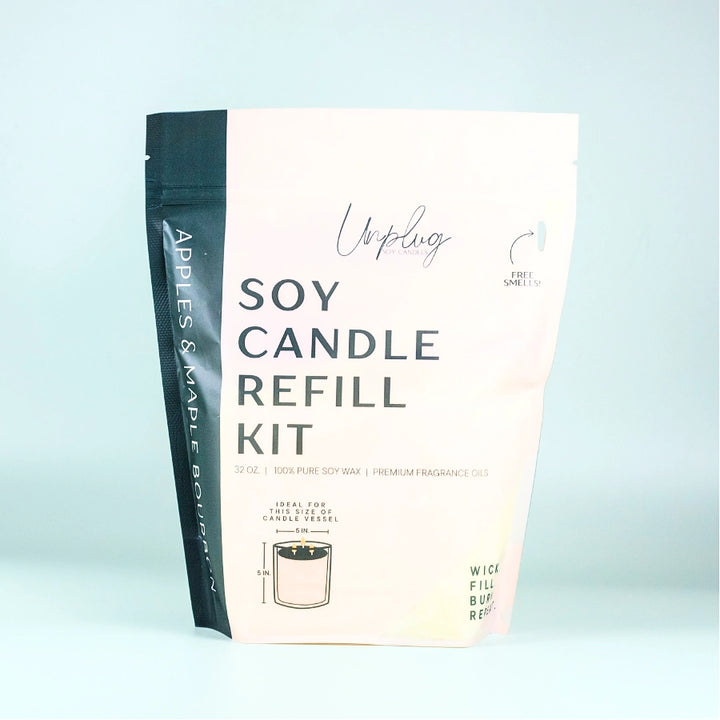 3-WICK SOY CANDLE REFILL KIT (32OZ)