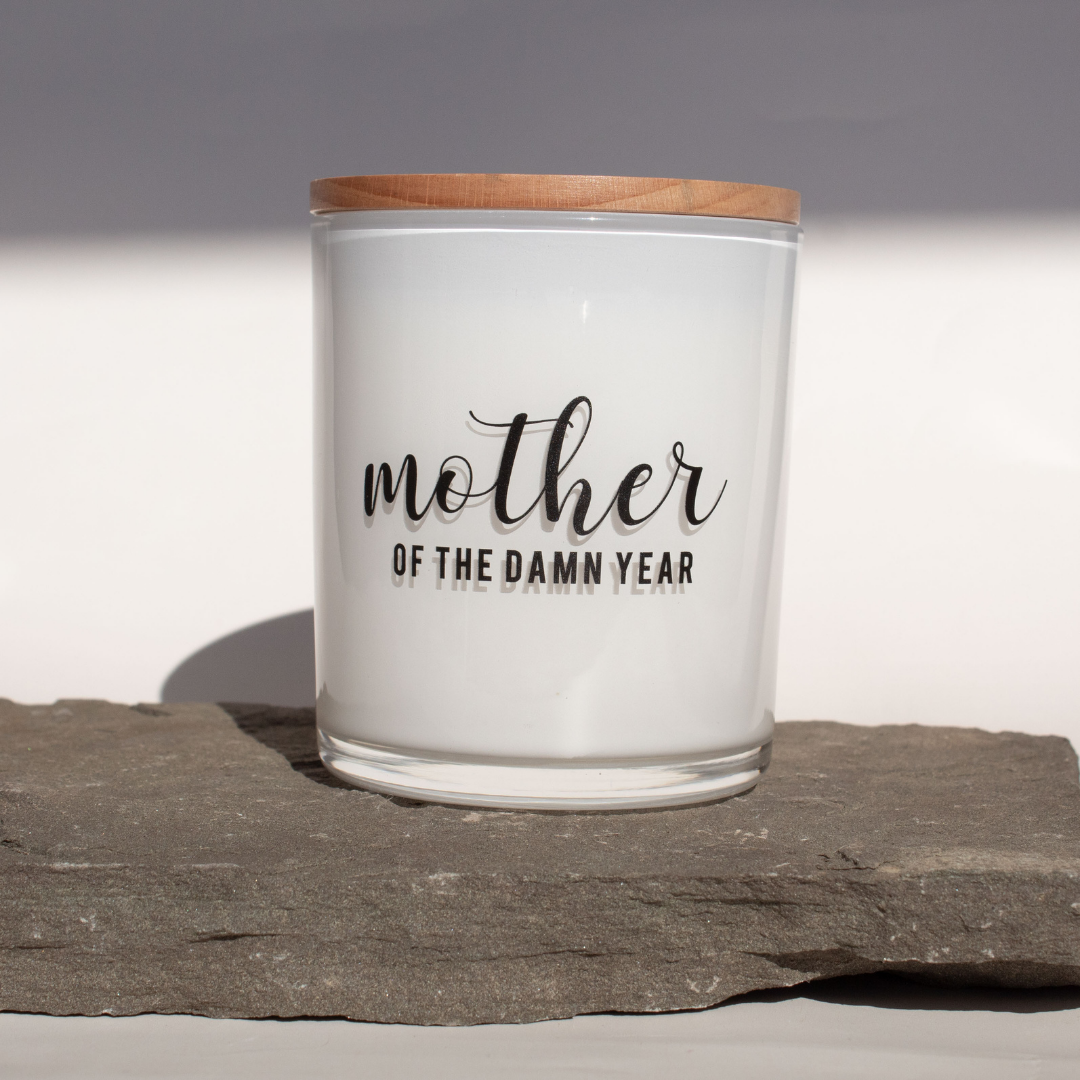 MOTHER OF THE DAMN YEAR CANDLE